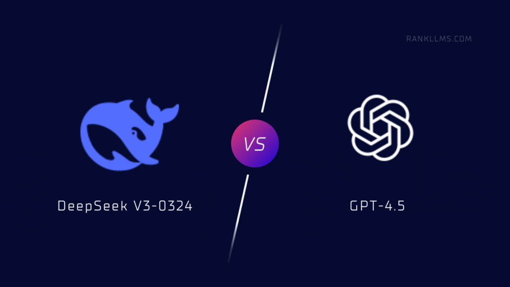 DeepSeek V3-0324 vs GPT-4.5