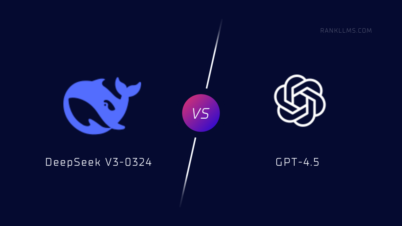 DeepSeek V3-0324 vs GPT-4.5