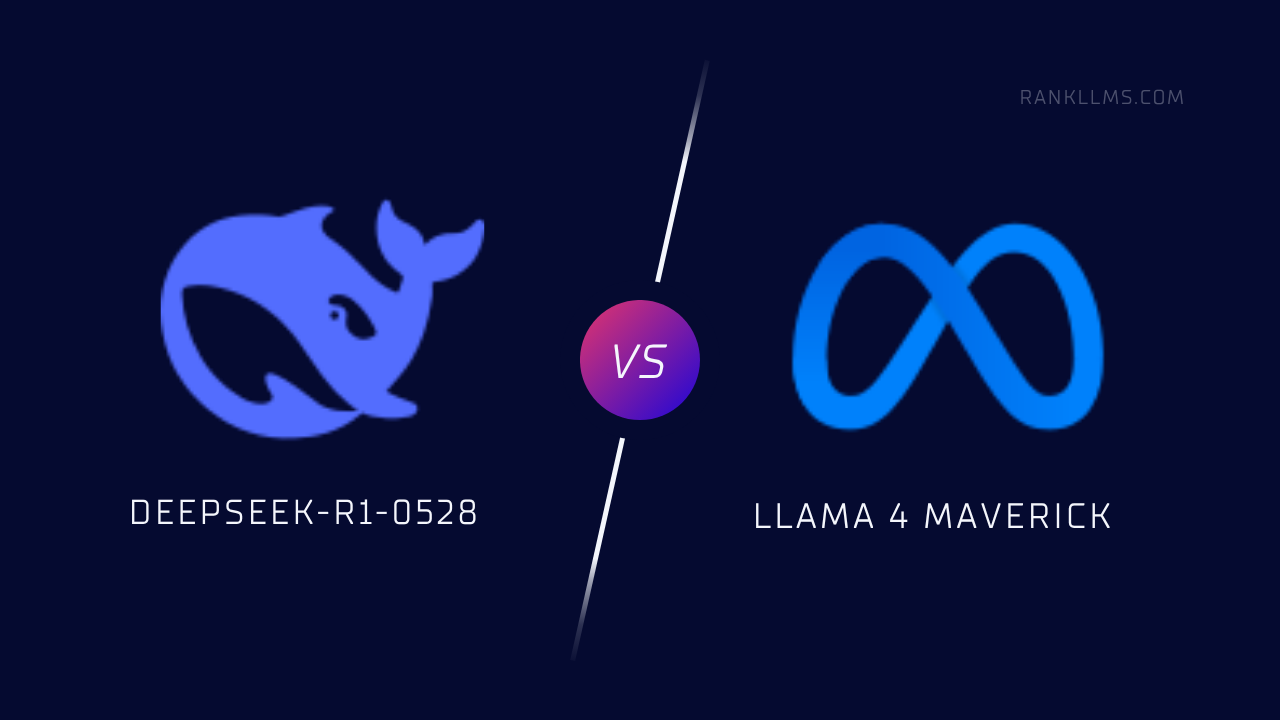 DeepSeek-R1-0528 vs LLaMA 4 Maverick