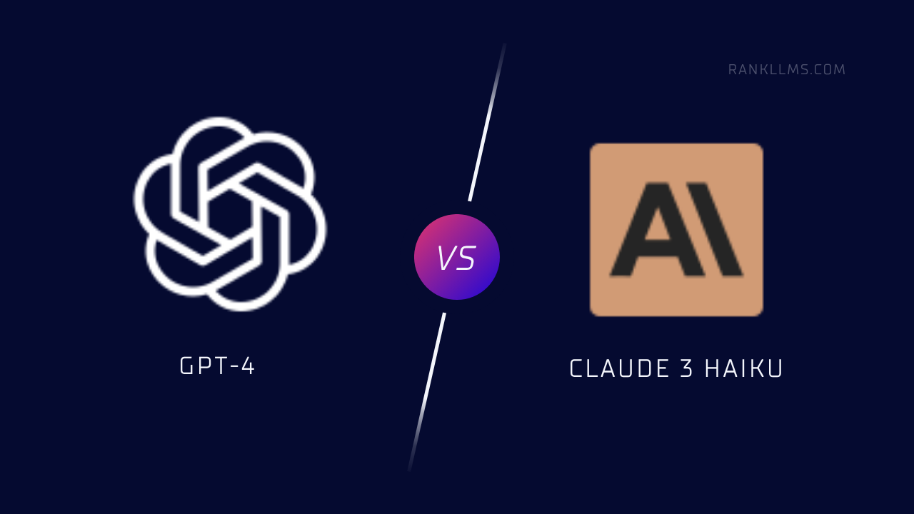 GPT-4 vs Claude 3 Haiku